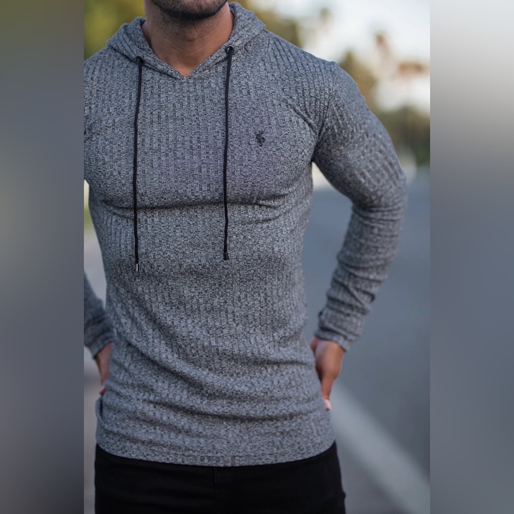 Father Sons Ribbed Knit Hoodie